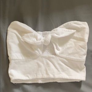 Aritzia Daveney white tube top
